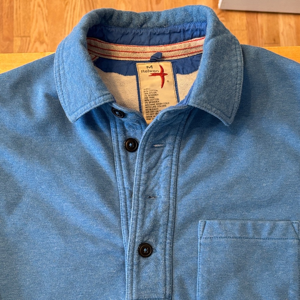 Relwen long sleeve thick polo